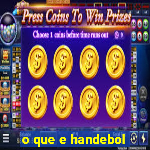 o que e handebol